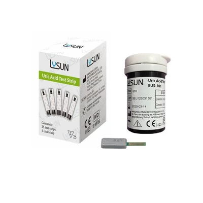 Lysun EUS-101 Dải axit uric dùng cho máy đo đường huyết và axit uric 2 trong 1