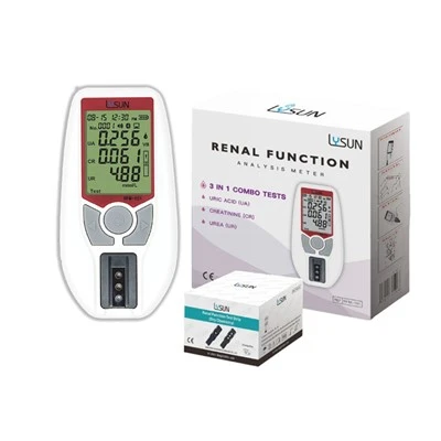 Máy phân tích chức năng thận Lysun RFM-101 cho axit uric (UA)/creatinine (CR)/urea (UR)